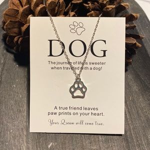 🐾Paw Print Sentimental Necklance🐾
